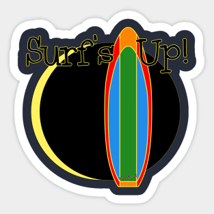 Surf’s Up Eclipse 2017 Sticker